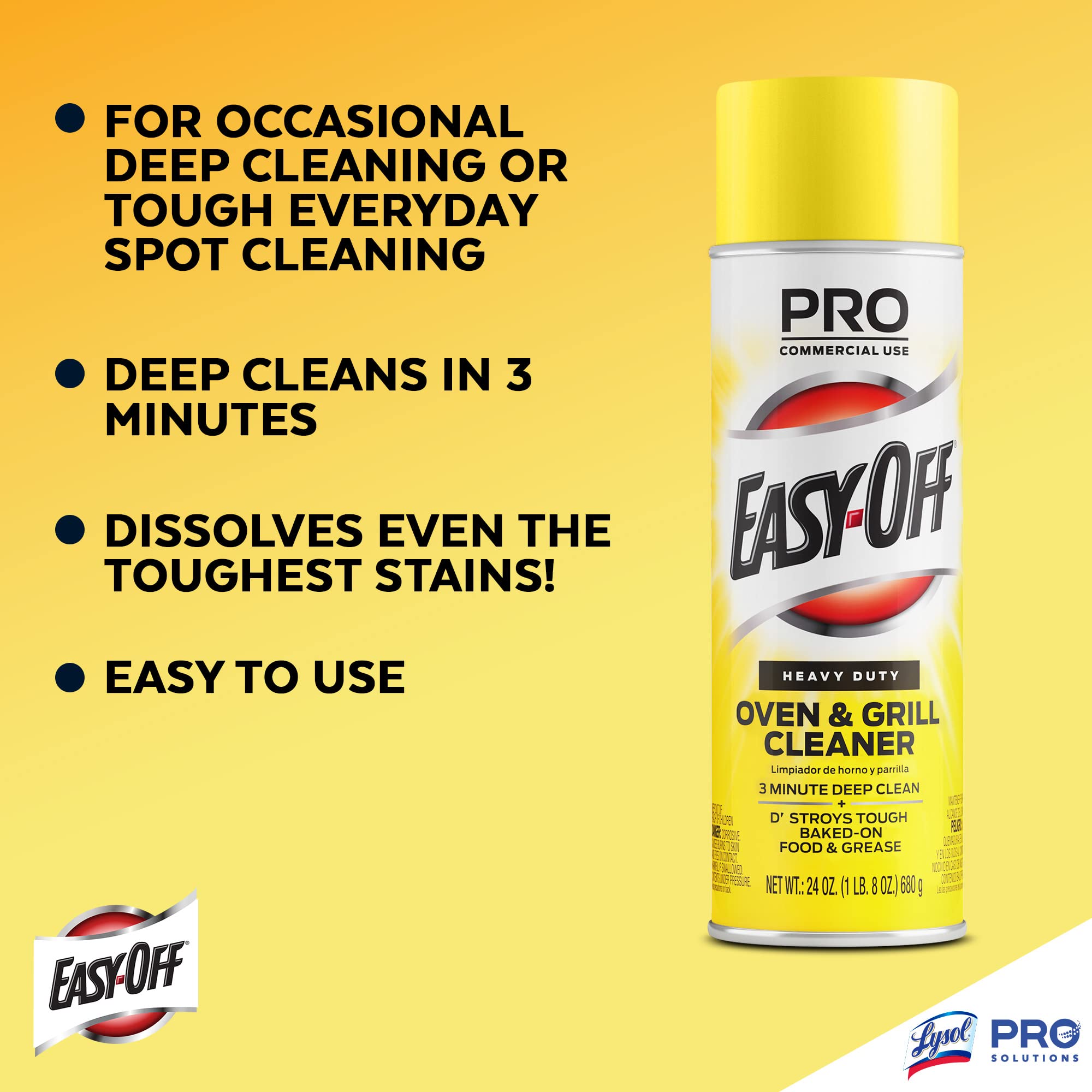 Easy off Heavy Duty Oven and Grill Cleaner, 48 Ounce