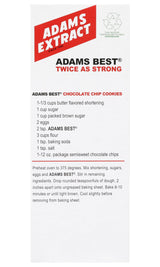Adams Extract Flavoring 1.5oz Bottles (Pack of 3) Choose Flavor Below (Adams Best Twice as Strong Vanilla 1.5oz)