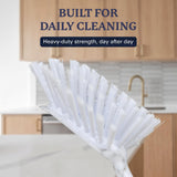 Farberware Dish Brush with Handle - 2 Pack Kitchen Scrub Brush for Dishes, Non-Scratch Dishwashing Brush Set with Firm Bristles for Pots, Pans