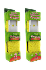 Arrow Dish Wand Sponge Refills, 4pk - Replacement Sponge Heads for Dish Wand - Quick, Convenient Cleaning - Easy to Refill