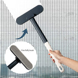 Window Screen Cleaner Brush,Mesh Screen Lint Brush,Window Screen Cleaning Brush Washing Equipment, Multifunctional Cleaning Brush(Blue)
