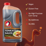 Otafuku Tonkatsu Sauce for Japanese Pork Cutlets, Restaurant Bulk Size 77.9 Oz (1/2 Gallon)