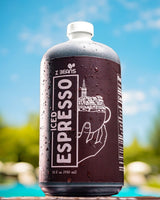 Z Beans Iced Espresso Concentrate 32 fl oz - Dark Roast Single Origin Ecuador Arabica Coffee for Lattes Macchiatos and Americanos, 16 Servings, 2