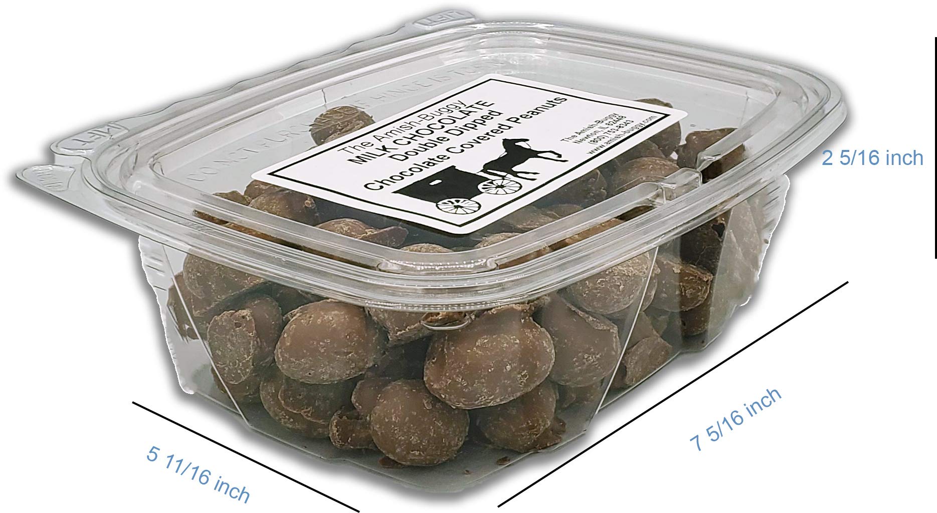 Premium Chocolate Candy (Double Dipped Peanuts 12 oz. Tub (2 Count))