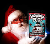 Snowman Poop Cotton Candy Silly Stocking Stuffers for Women Funny Holiday Candy Gags Snowman Novelty Christmas Gags Blue Candy Gluten-Free Sweets Gag