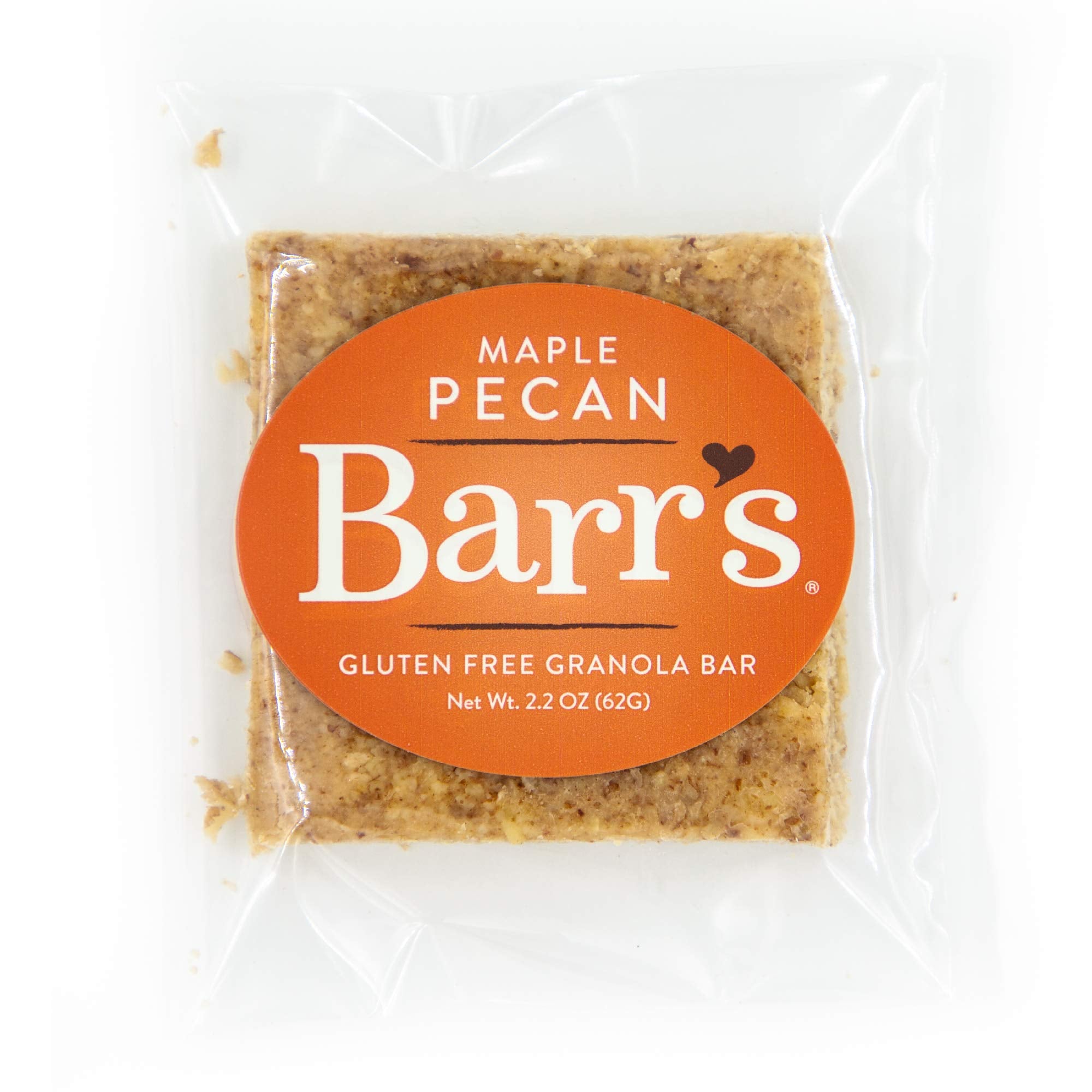 Mrs. Barr’s Natural Foods Granola Bars | Maple Pecan | Certified Organic Gluten Free Oats | Soft Texture | Small Batch | Gourmet Quality | Real