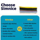 Simnice Reusable Paper Towels Washable - 30 Pack Zero Waste Paperless Paper Towel Absorbent Reusable Paper Towel, 100% Cotton Paper Towels