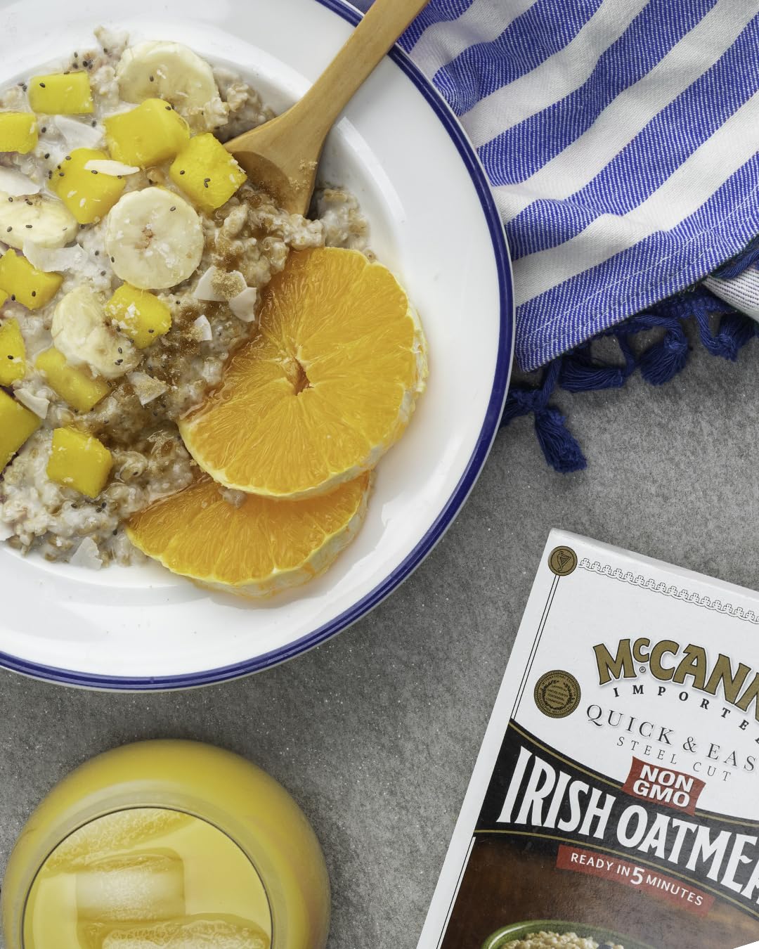 McCann's Irish Oatmeal, Quick & Easy Steel Cut Oats, 16 Ounce (Pack of 12)
