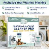 Katziela Washing Machine Cleaner Tablets (40% More)