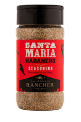 California Rancher | Habanero Santa Maria Seasoning Mix | 6.5 Ounce, Habanero Pepper, Garlic, Herb, Kosher Salt | Coarse Granules, GMO-Free, Gluten