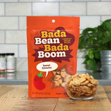 Bada Bean Bada Boom - Plant-Based Protein, Gluten Free, Vegan, Crunchy Roasted Broad (Fava) Bean Snacks, 110 Calories per Serving, Sweet Sriracha, 4.5