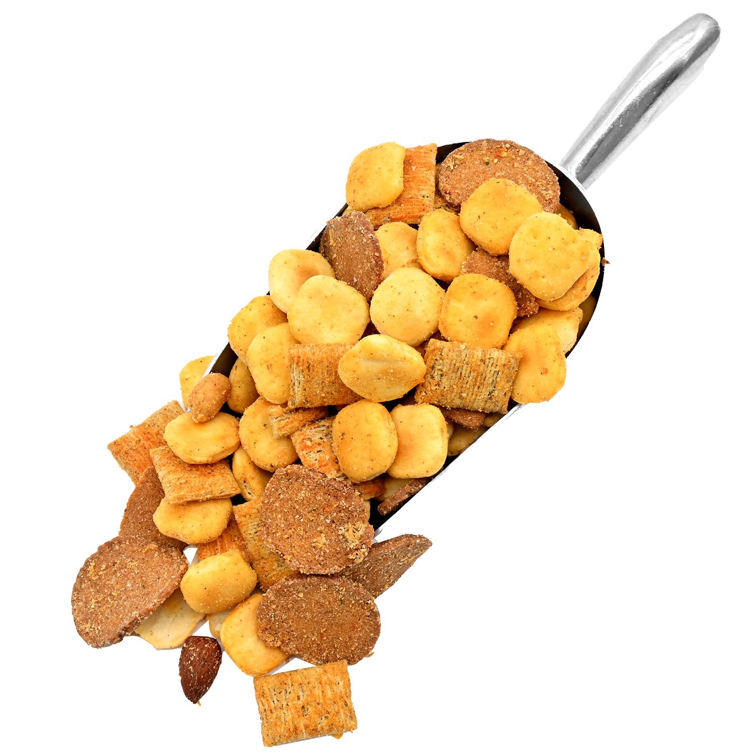 Grab Our Nuts Smoky Ranch Snack Mix 32 Oz Jar - Oyster Crackers, Roasted Peanuts, Whole Wheat Squares, Mini Rye Worcestershire Bagel Chips, Smoke