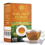 Bael Flower Herbal Tea Bags (25 Count) - Natural Bael Fruit Blossom Tea, Caffeine-Free, Pure Dried Flowers, Premium Herbal Tea