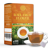 Bael Flower Herbal Tea Bags (25 Count) - Natural Bael Fruit Blossom Tea, Caffeine-Free, Pure Dried Flowers, Premium Herbal Tea