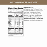 Nature's Path Organic Multigrain Oat Bran Flakes Cereal, 32 oz (Pack of 6), Non-GMO, Earth Friendly Packaging