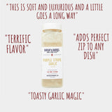 Burlap & Barrel Purple Stripe Garlic - Alternative to Fresh Granulated Garlic - Savory Sweet Flavor for Tomato Sauces Fried Chicken - As seen on Shark