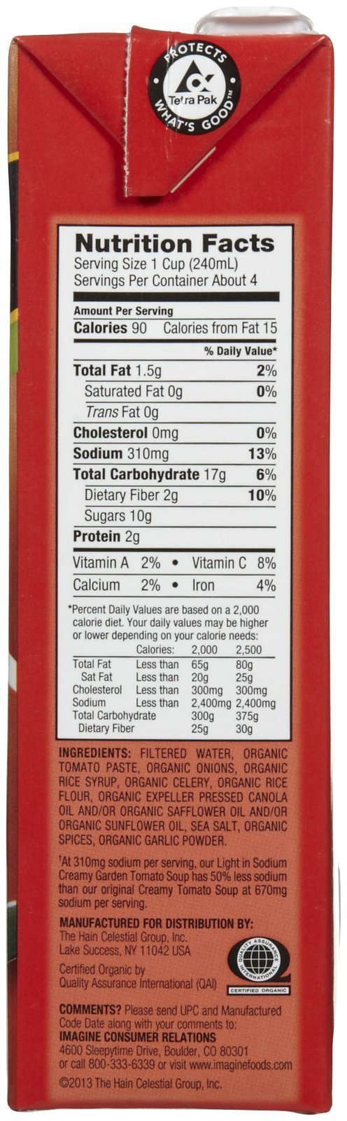 Imagine Organic Creamy Garden Tomato Soup - 32 oz