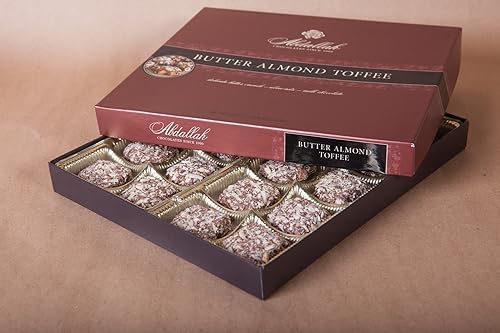 Abdallah Chocolates Butter Almond Toffee 13 oz.