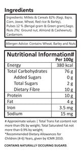 Manna Multigrains Health & Nutrition Drink - 500g (No Added Sugars & Preservatives)