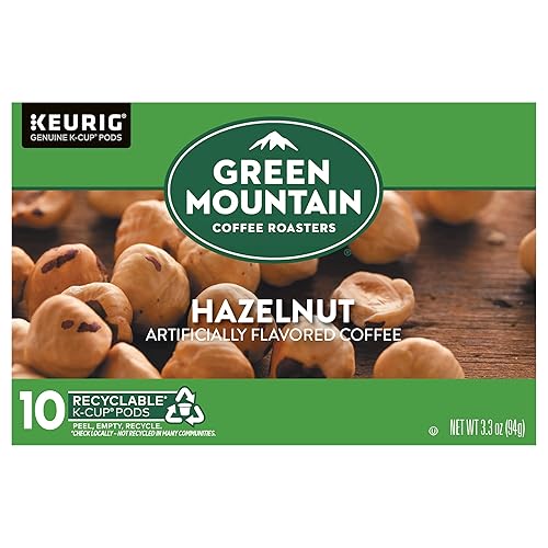 Green Mountain Coffee Roasters, Hazelnut Flavored Coffee, 3.3 Ounce