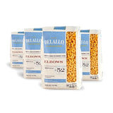 DeLallo Elbow Macaroni Pasta, Made in Italy, Bronze Cut, Made with Only 100% Durum Wheat Semolina Flour, All Natural, Non-GMO, Kosher, Vegan, 1 Pound