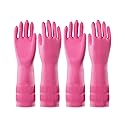 PACIFIC PPE 2 Pairs Reusable Rubber Gloves for Washing Dishes and Cleaning Tasks, Water Resistant Household Gloves for Kitchen Bathroom, Grippy Latex