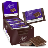 Asher's Chocolates, Chocolate Covered Grahams, Gourmet Sweet and Salty Candy, Individually Wrapped Snack, Family Owned Since 1892 (Dark Chocolate, 18