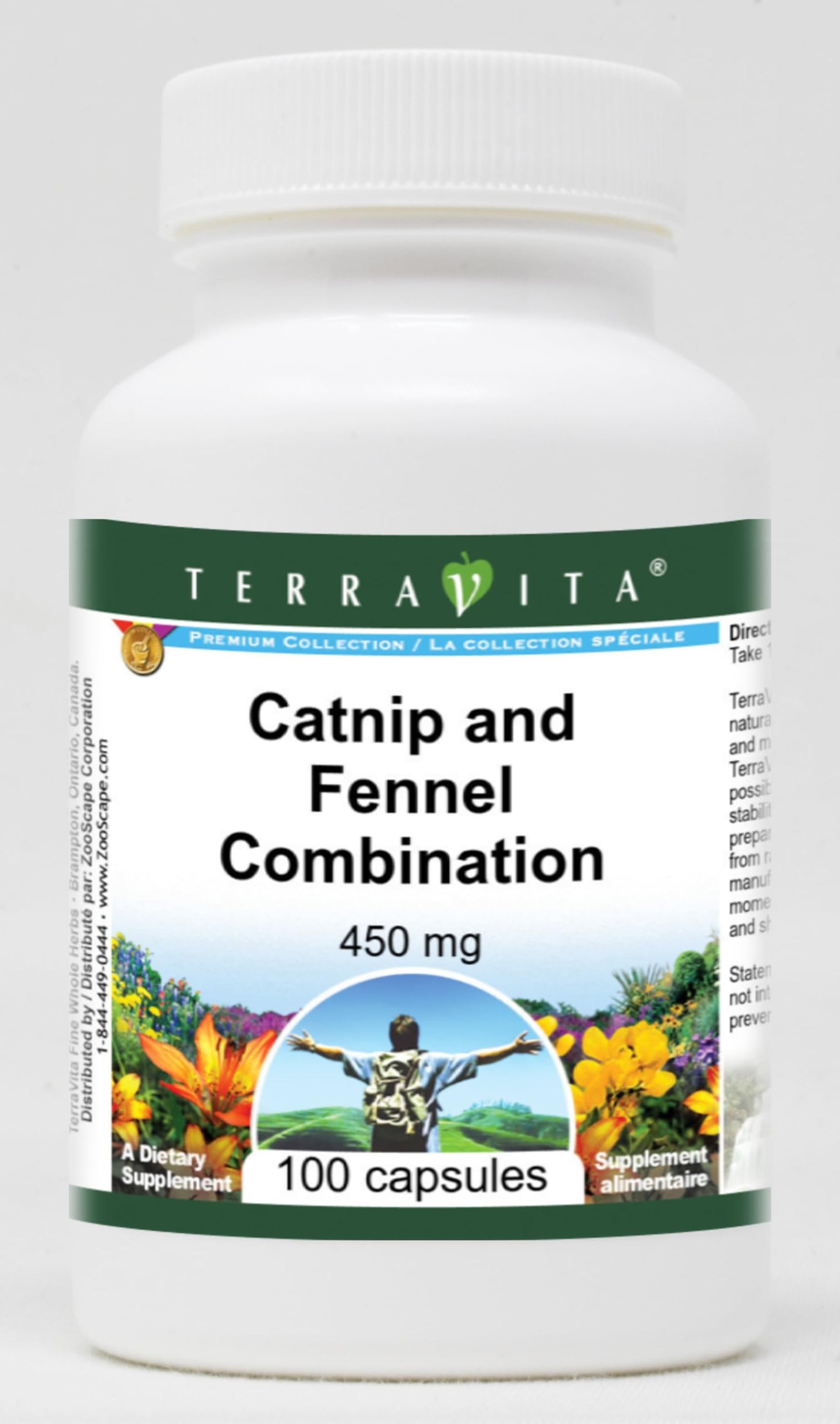 Catnip and Fennel Combination - 450 mg (100 Capsules, ZIN: 512491) - 3 Pack