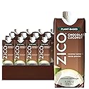 Zico Chocolate Coconut Water, Dairy-free, Plant-based, tastes like Chocolate Milk, 11.2 Fl Oz (Pack of 12)
