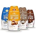 SweetLeaf Sweet Drops - Flavored Stevia Liquid Sweetener, Stevia Extract, Zero Calories, Gluten Free, Keto Friendly, Non GMO, Natural Flavor, Sugar Alternative - Variety Pack, 1.7 Fl Oz (Pack of 4)