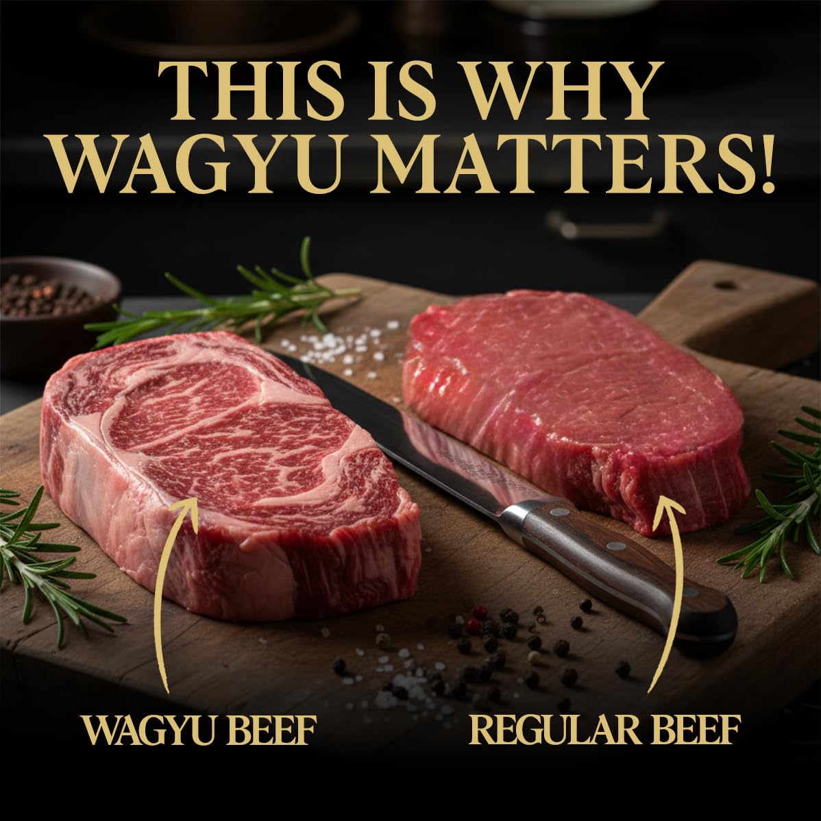 Five Star Wagyu Beef Jerky - Mesquite & Teriyaki Variety 2-Pack (4oz)