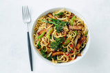 Chow Instant 2 Minute Noodles - TOMATO Flavor with Seasonings (Pack of 2 x 5 Packs x 85g) So Delicious Meal ... HALAL