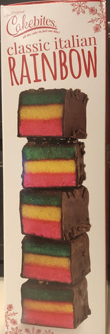 The Original Cakebites Classic Italian Rainbow | 8 Grab & Go Packs