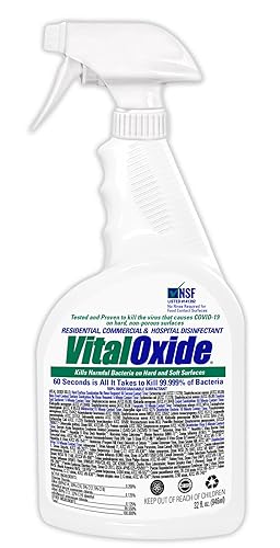 Vital Oxide| Eliminate Pet Urine Odor & Stains| Destroys Most Pet viruses in minutes |Carpet Stain Remover for Cats & Dog Pee, Carpet Cleaner Spray
