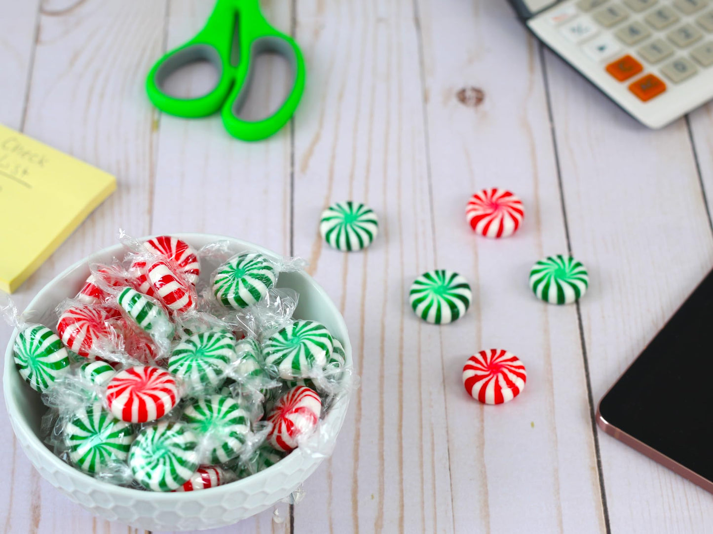 A Great Surprise Starlight Mints Bulk - 5 Pounds - Refreshing Mint Candy Individually Wrapped - Spearmint and Peppermint Hard Candy - Office