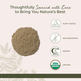 Starwest Botanicals Organic Yarrow Flower Powder - Dried Herb for Tea, Certified Kosher, Non-GMO - 4 oz Pouch