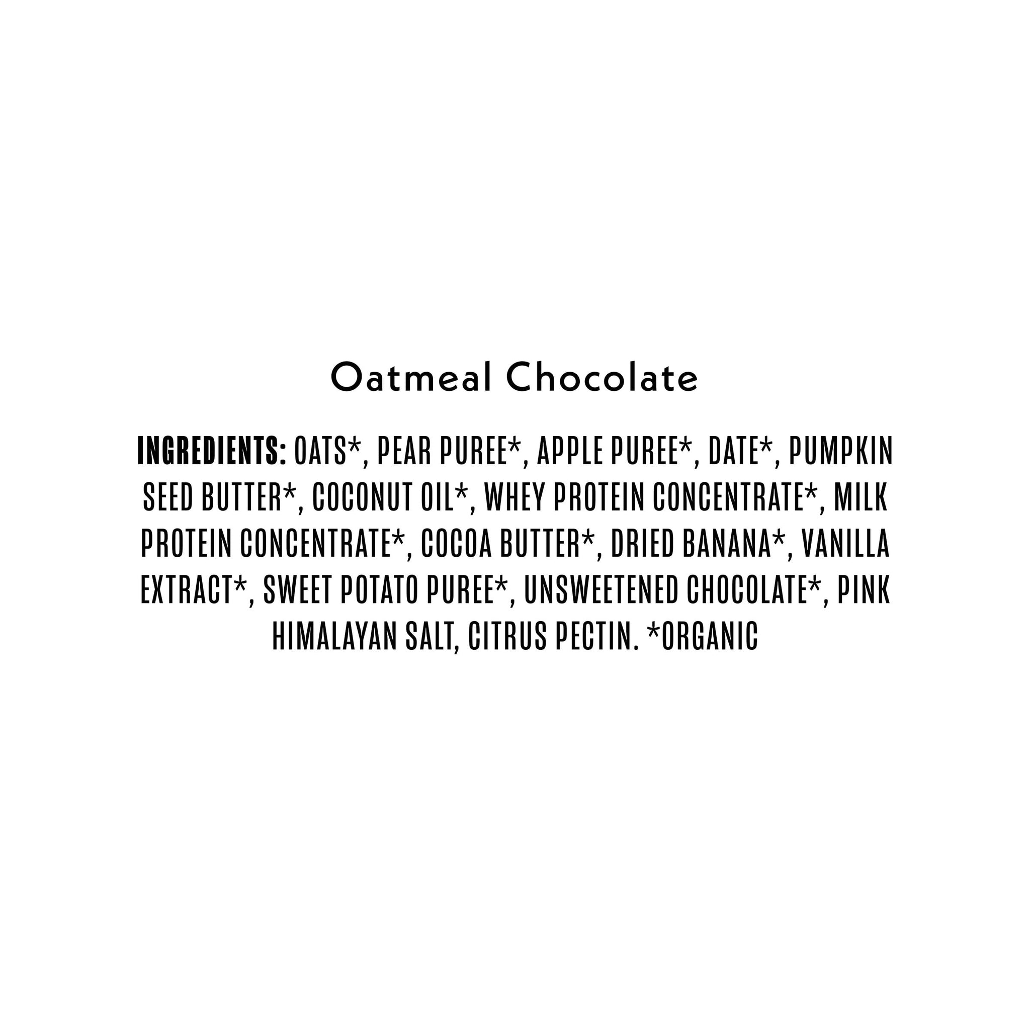 Once Upon a Farm Organic Mini Refrigerated Protein Kids' Bar Multipack Oatmeal Chocolate, 6-.78oz Bars