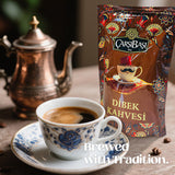 Çar??ba?? Dibek Coffee (Dibek Kahvesi) - Traditional Turkish Ground Coffee Blend - Unique Aroma & Rich Taste - Since 1946 - 200g (7.05 oz)
