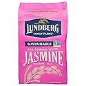 Lundberg Family Farms - White Jasmine Rice, Premium Long Grain Bulk Rice, Non-Sticky Texture, California-Grown, Light, Buttery Flavor, Pleasant Aroma, Gluten-Free, Non-GMO, Vegan, Kosher (10lb)
