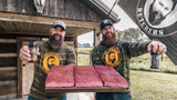 Bearded Butchers Maple Bacon DIY Kit with Black Shaker - Seasons Up to 25 lbs of Meat, Perfect for Homemade Maple Bacon with Any Meat - Includes Real