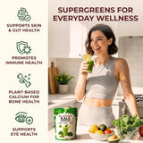 Gya Tea Co Kale Powder 1.1 lb (17.64 oz) 83 Servings, Dried Whole Leaf Kale Powder, Greens Superfood for Smoothies, Teas & Green Drink Mix - Non-GMO