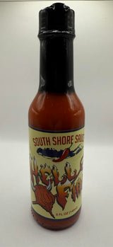South Shore Sauce Carolina Reaper Hot Sauce, Super Hot, Fresh Garlic, 5 FL OZ Glass Bottle, Made in USA