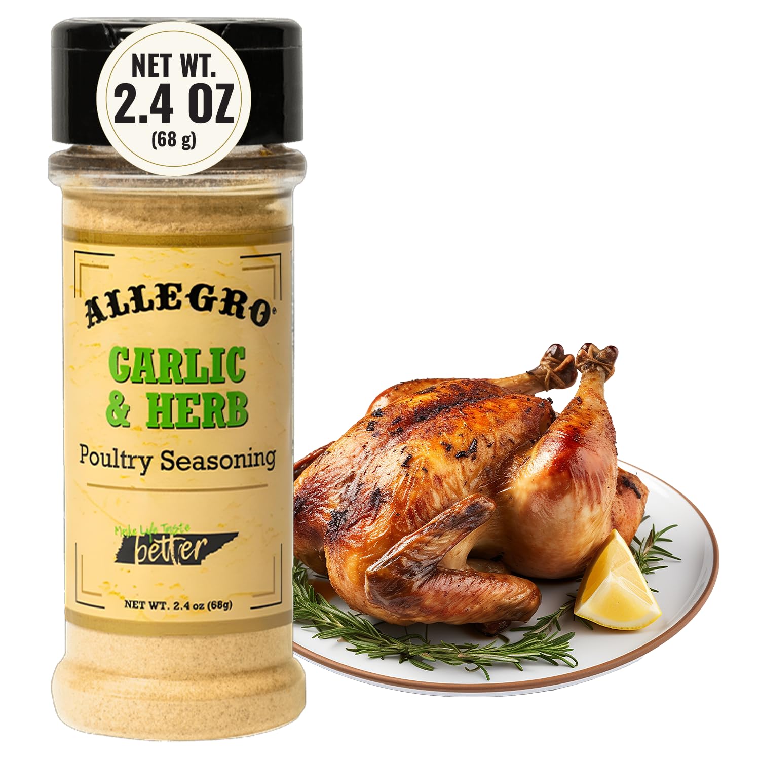 ALLEGRO - The Marinate Everything Marinades| Perfect Seasoning for Chicken, Pork, and Vegetables| Seasonings for Grilling, Roasting, and Cooking| 2.4