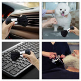 3pcs Black Neck Duster Soft Barber Brush Professional Barber Cleaner Hairbrush Barber Accessories for Salon Home Use