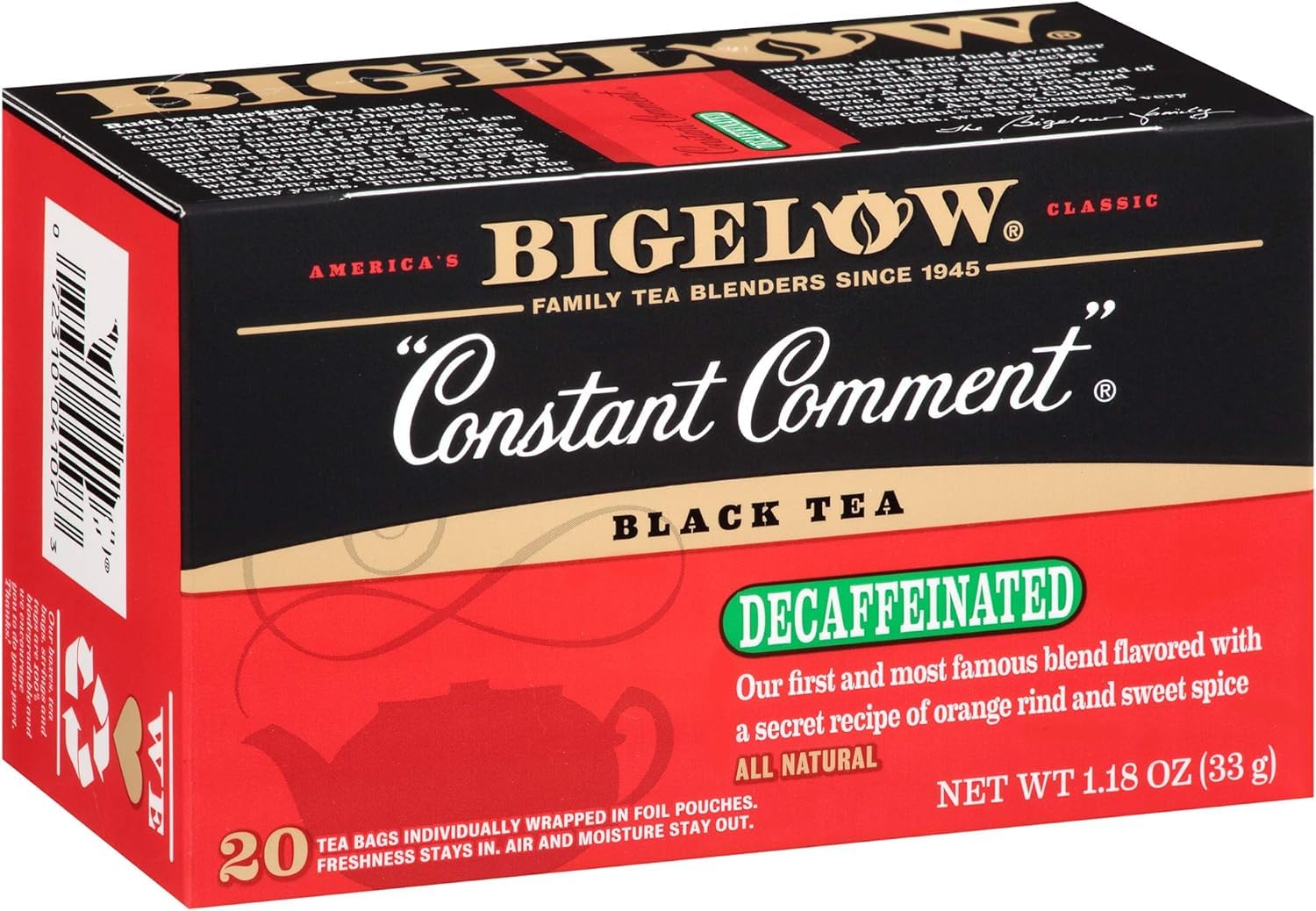 Bigelow Tea - Constant Comment Decaffeinated (6 Pack)