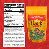 OZARK NUT ROASTERS: Chocolate Sunflower Seeds, Chocolate-Covered Snacks, World-Class Gourmet Candied Sunflower Seeds, 1 LB Resealable Bag, Pack of 1