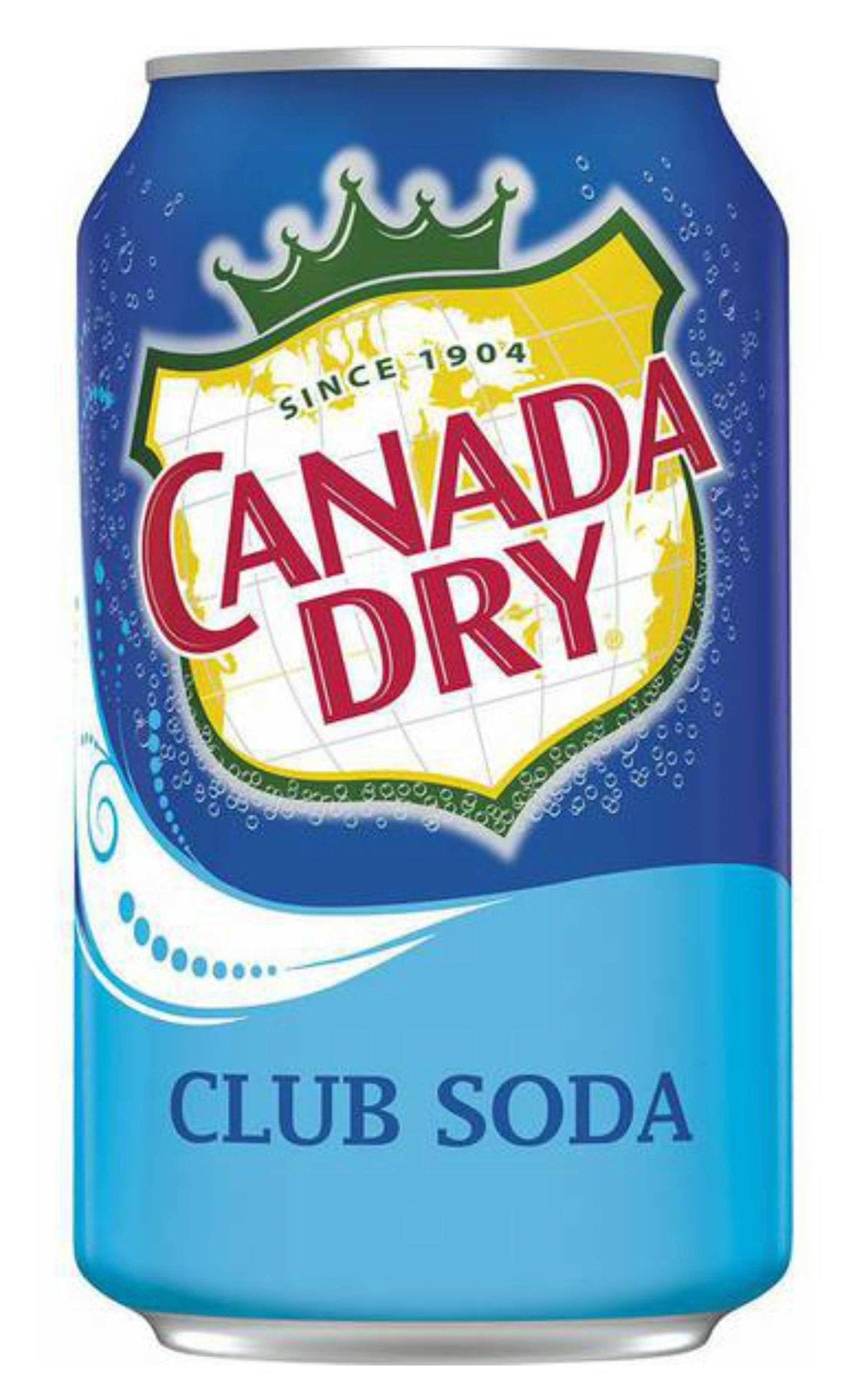 Canada Dry Club Soda Soft Drink, 12-Ounce (Pack of 24)