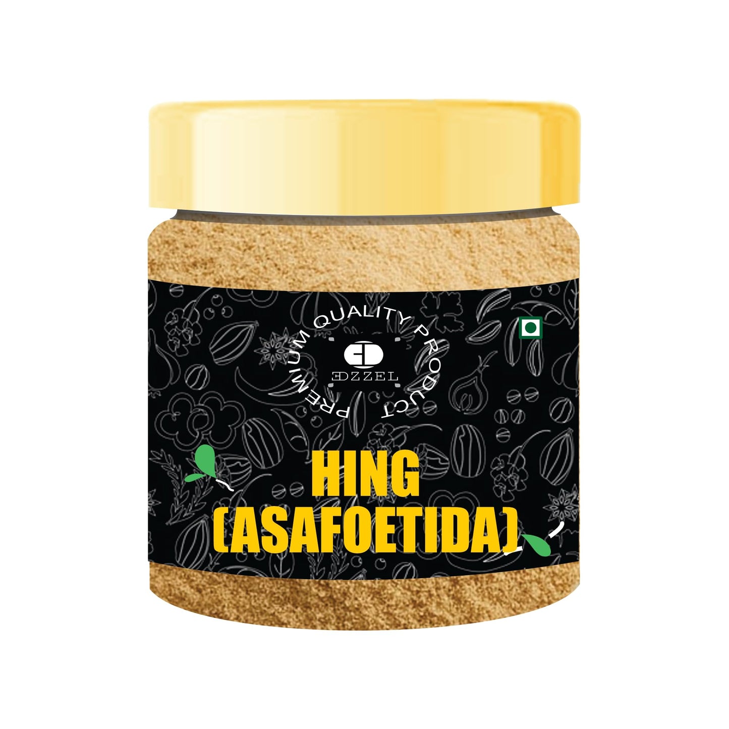 EDZZEL Natural Hing (Asafoetida) 3.52 Oz / 100 Gram (Set Of 1)