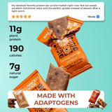 Balanced Tiger Vegan Protein Bars | Plant Based Protein Bars w/Functional Mushrooms - Lions Mane, Shitake, Reishi & Maitake | 12 Bars Variety Box