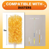 40-Pack Duster Refills Compatible for Swiffer Duster Refills, 360° Disposable Heavy Duster Dry Cleaning Cloth with 1 Short Handle, Multi-Surface